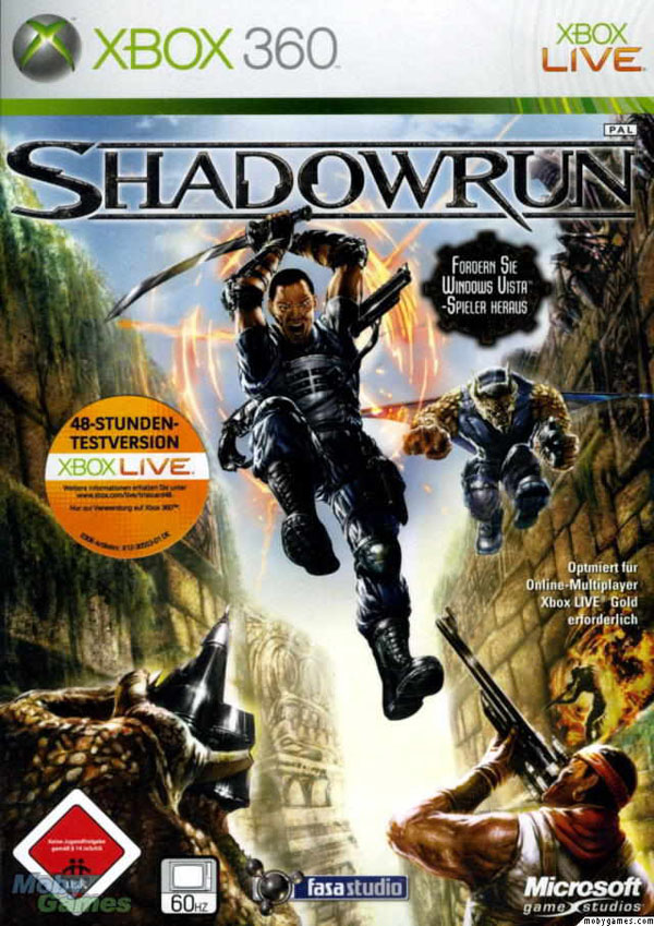 Shadowrun  Video Game Back Title by WonderClub