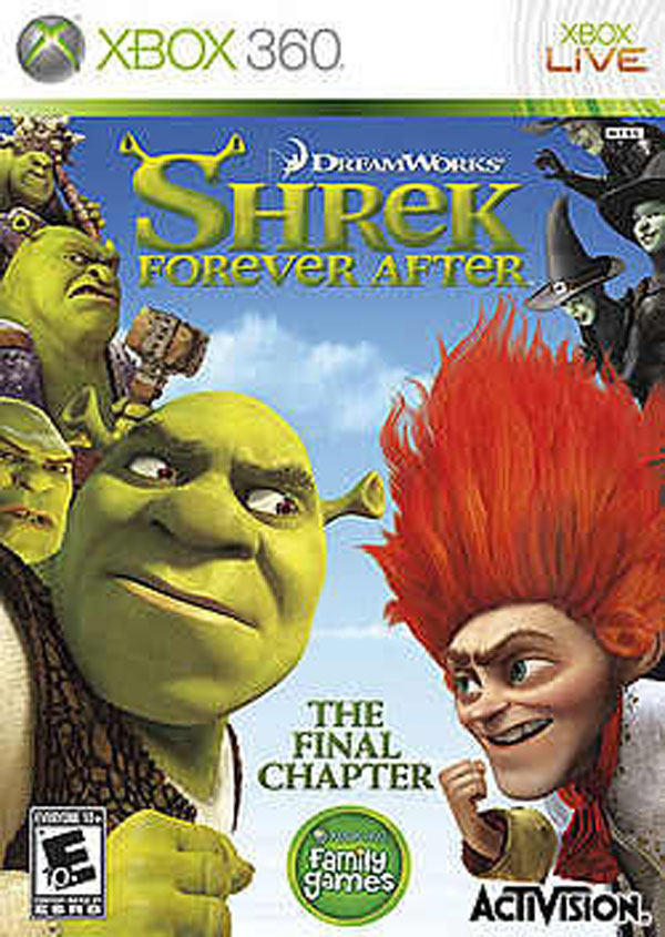 Shrek Forever After Video Game Back Title by WonderClub