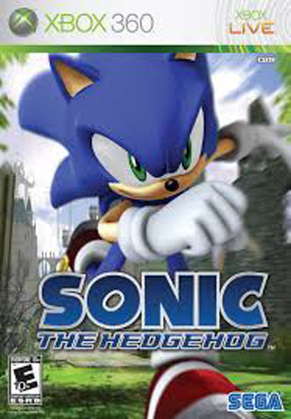 Sonic The Hedgehog Video Game Back Title by WonderClub