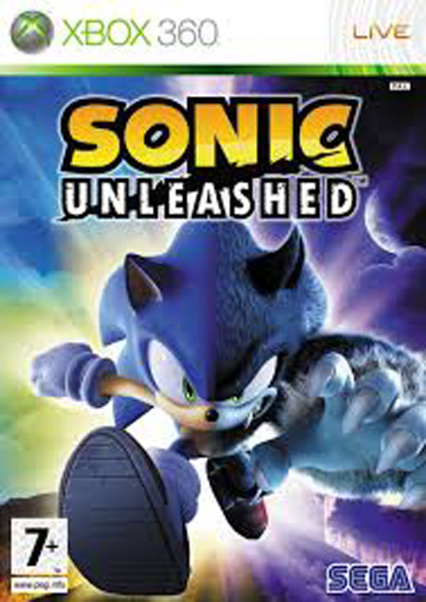 Sonic Unleashed Video Game Back Title by WonderClub
