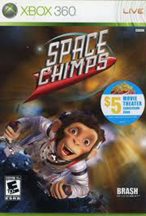 Space Chimps Video Game Back Title by WonderClub