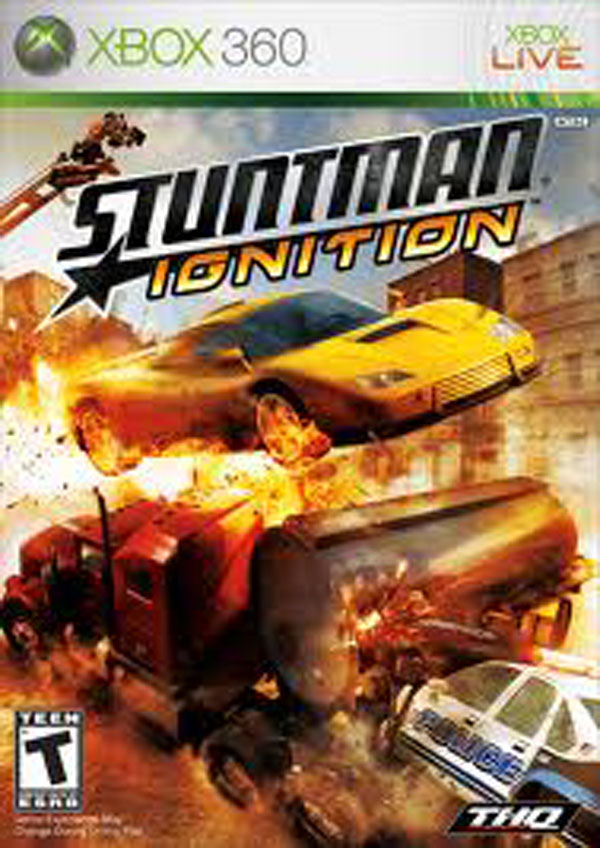 Stuntman: Ignition Video Game Back Title by WonderClub