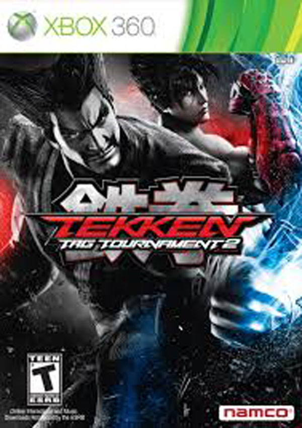 Tekken Tag Tournament 2 Video Game Back Title by WonderClub