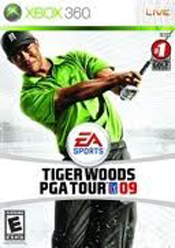 Tiger Woods PGA Tour 09 Video Game Back Title by WonderClub