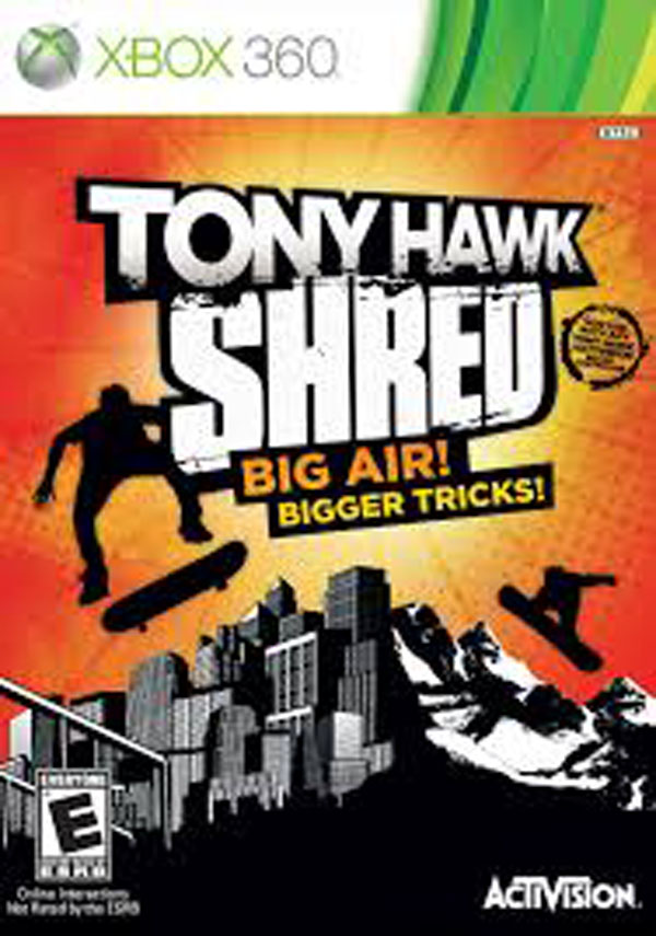 Tony Hawk: Shred Video Game Back Title by WonderClub