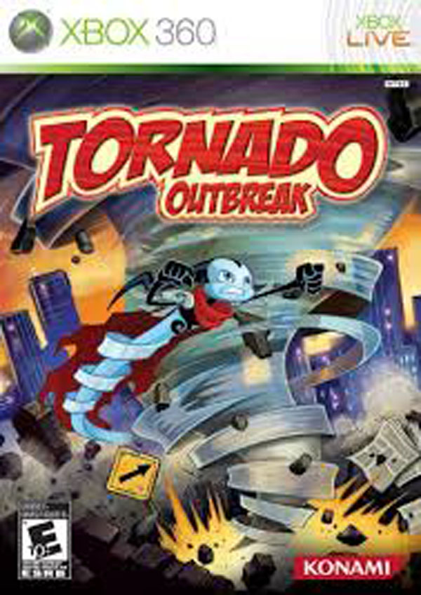 Tornado Outbreak Video Game Back Title by WonderClub