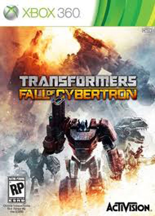 Transformers: Fall Of Cybertron Video Game Back Title by WonderClub