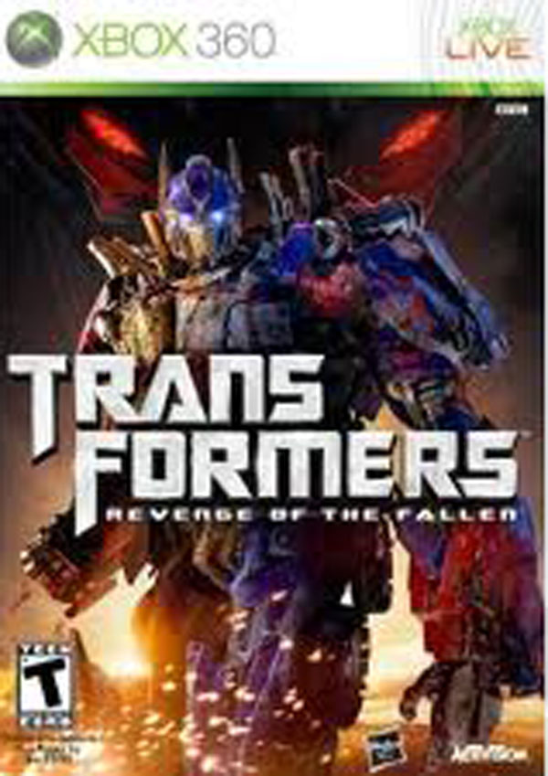 Transformers: Revenge Of The Fallen  Video Game Back Title by WonderClub