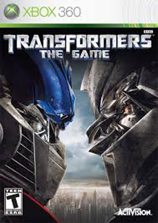 Transformers: The Game Video Game Back Title by WonderClub