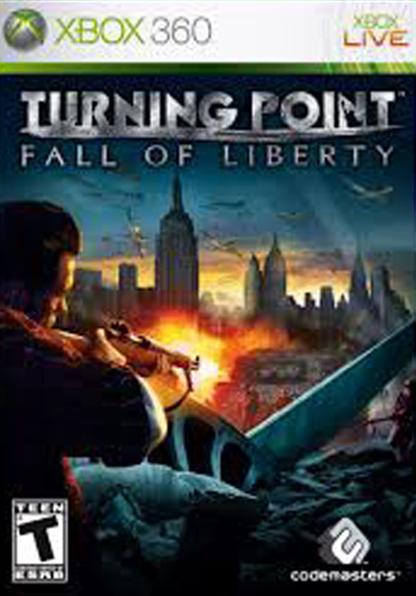 Turning Point: Fall Of Liberty Video Game Back Title by WonderClub