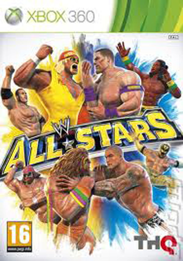 WWE All Stars Video Game Back Title by WonderClub